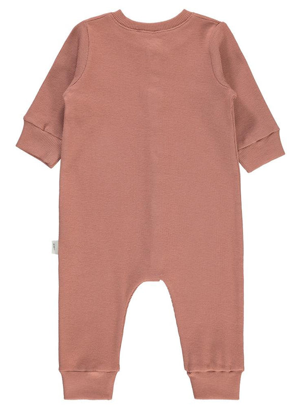 Civil Baby Düz Basic 1-6 Ay Tulum - Pembe