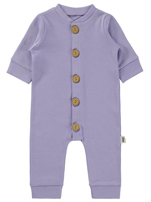 Civil Baby Düz Basic 1-6 Ay Tulum - Lila