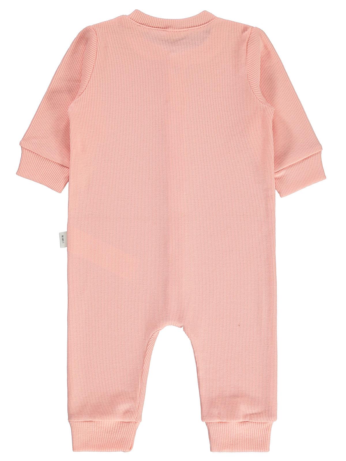 Civil Baby Düz Basic 1-6 Ay Tulum - Pudra