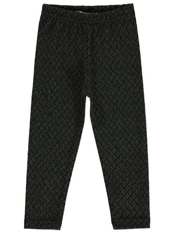 Civil Girls Etnik Desenli 2-5 Yaş Tayt - Yeşil