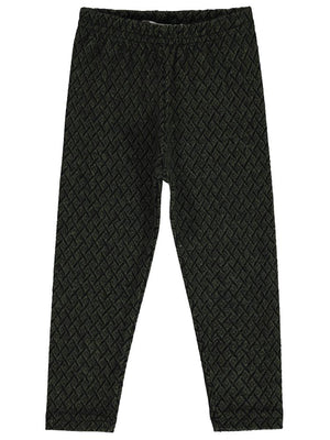 Civil Girls Etnik Desenli 2-5 Yaş Tayt - Yeşil