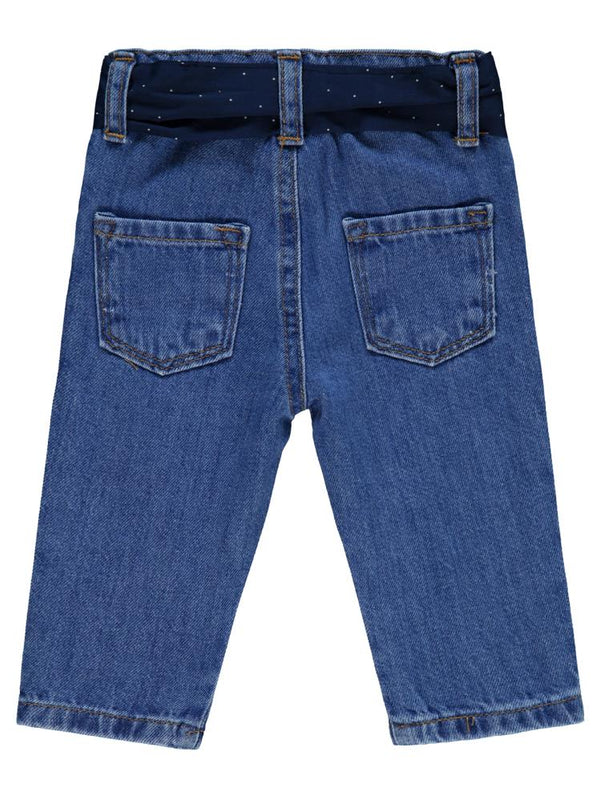 Civil Baby Beli Fırfırlı 6-18 Ay Pantolon - Mavi