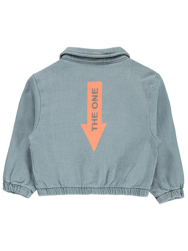 Civil Baby Ok İşareti Baskılı 9-18 Ay Ceket - Mavi