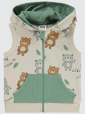 Civil Baby Ayıcıklar Empirme 6-18 Ay Yelek - Fil Dişi