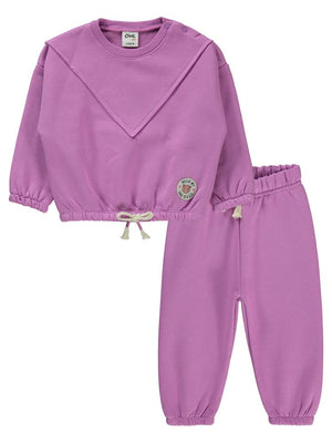 Civil Baby Hello My Little One Etiketli 6-18 Ay Takım - Lila