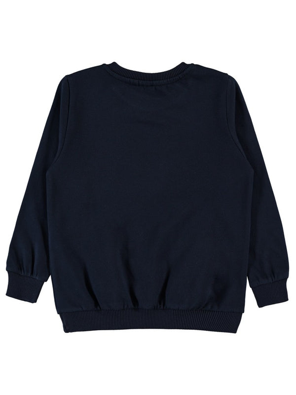 Superman Logo Baskılı 2-5 Yaş Sweatshirt - Lacivert