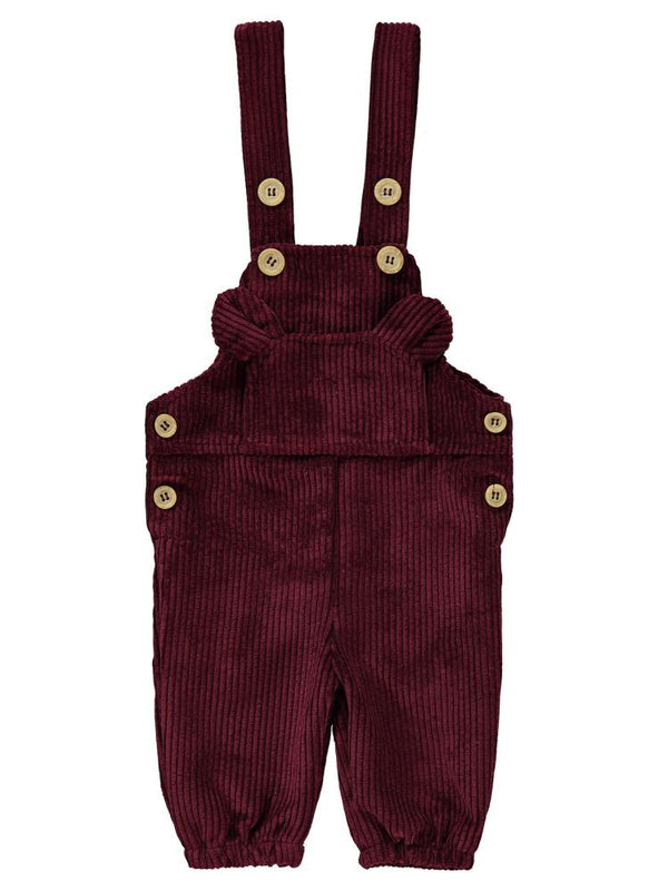 Civil Baby Düğmeli Kulaklı 6-18 Ay Slopet - Bordo