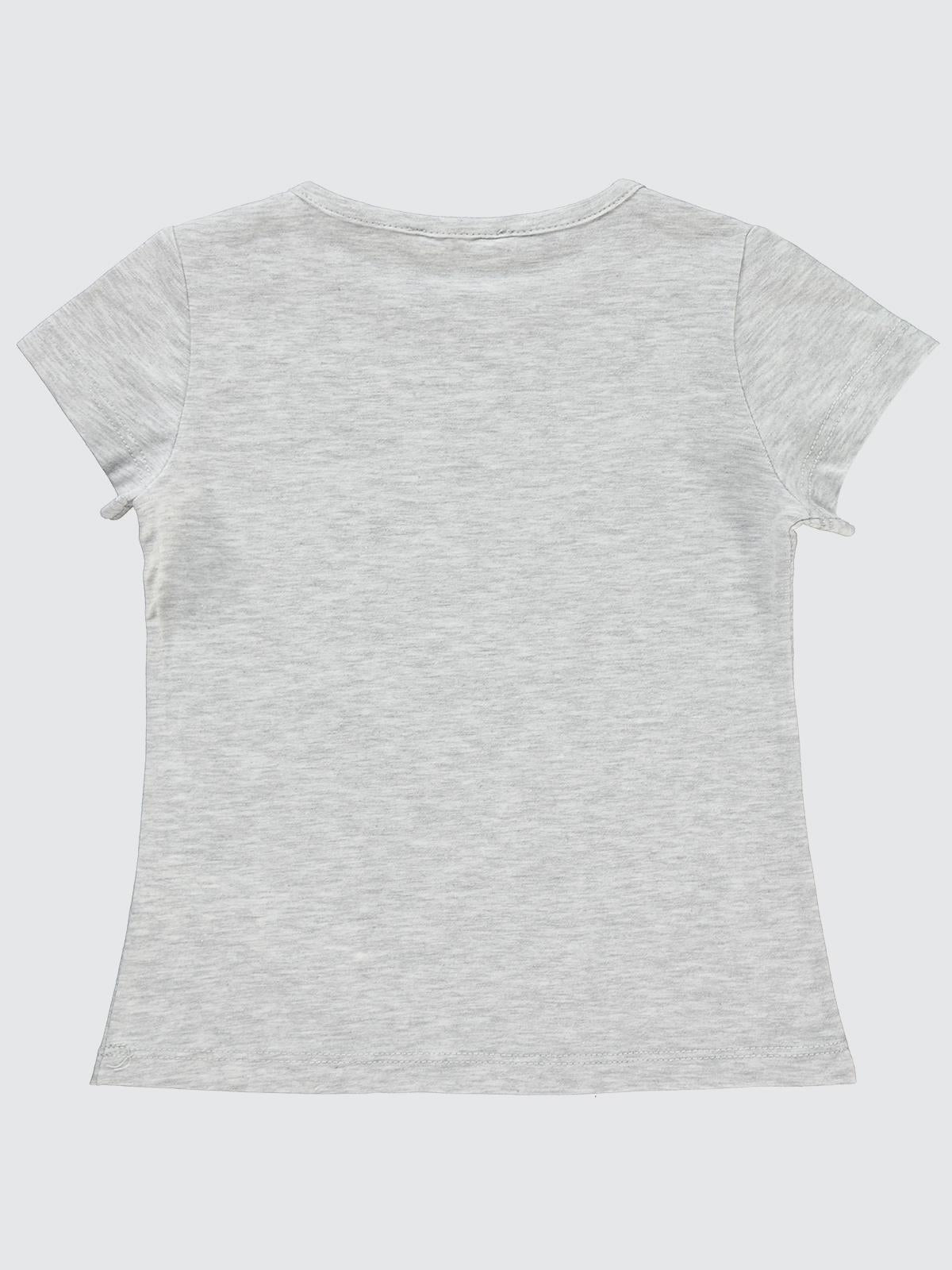 Civil Girls Çilek Baskılı 2-5 Yaş Tişört - Gri
