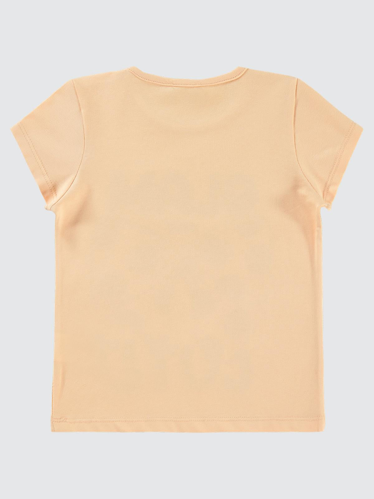 Civil Girls Fiyonk Baskılı 2-5 Yaş Tişört - Turuncu