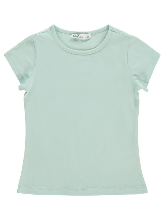 Civil Girls Basic 2-5 Yaş Tişört - Yeşil