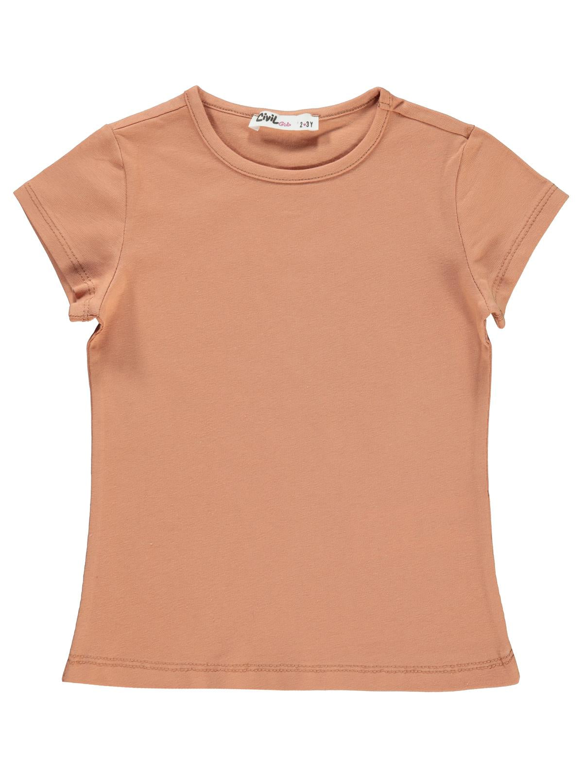 Civil Girls Basic 2-5 Yaş Tişört - Beyaz