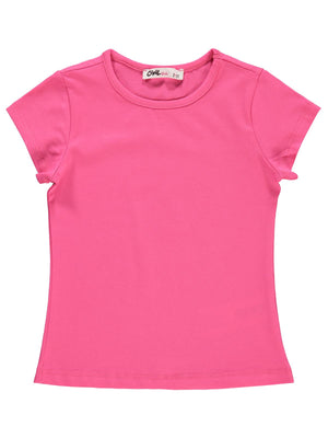 Civil Girls Basic 2-5 Yaş Tişört - Pembe