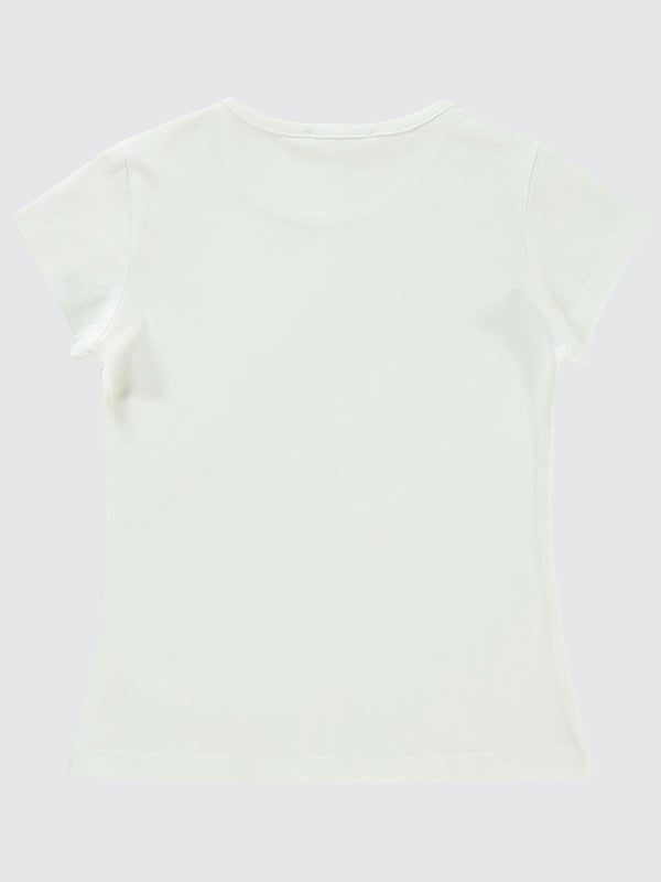 Civil Girls Basic 2-5 Yaş Tişört - Ekru