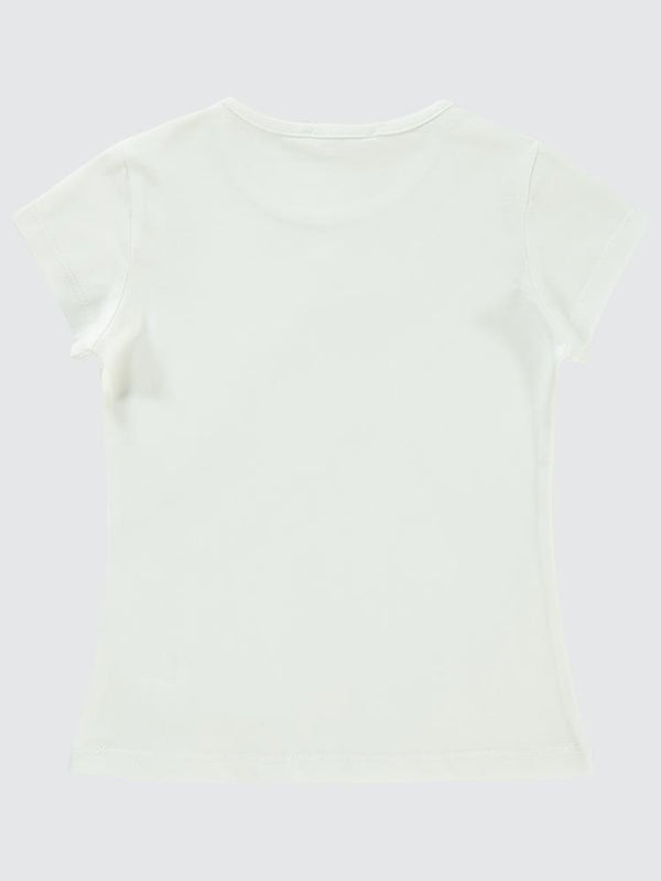 Civil Girls Basic 2-5 Yaş Tişört - Ekru