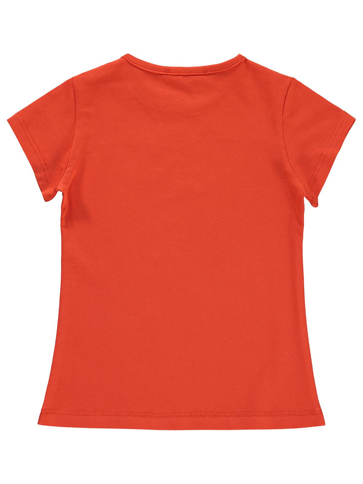 Civil Girls Basic 2-5 Yaş Tişört - Turuncu