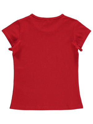 Civil Girls Basic 2-5 Yaş Tişört - Kırmızı