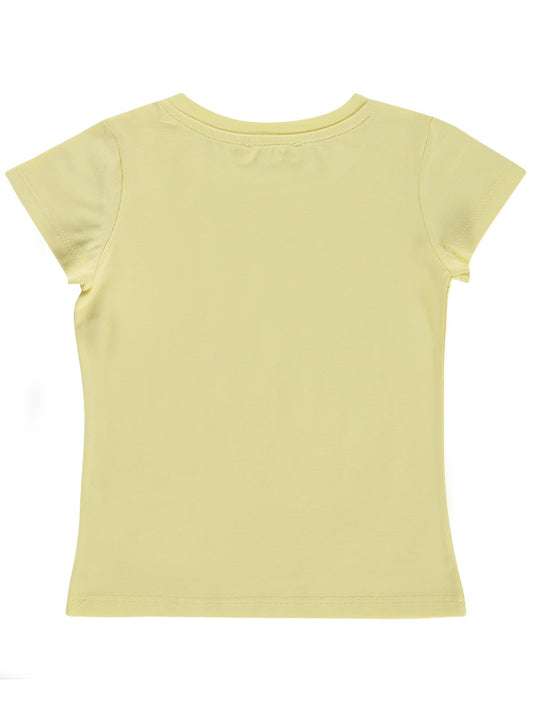 Civil Girls Basic 2-5 Yaş Tişört - Sarı
