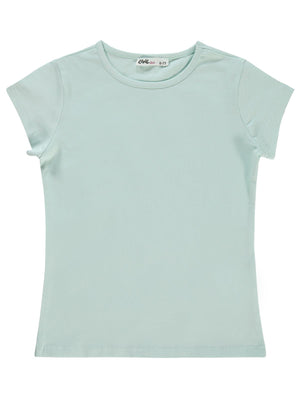 Civil Girls Basic 6-9 Yaş Tişört - Yeşil