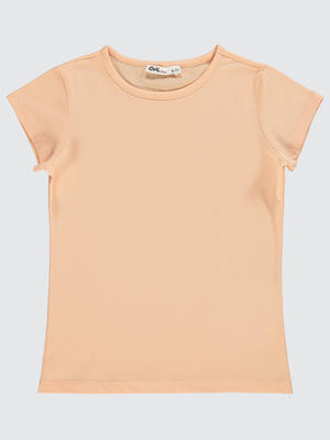 Civil Girls Basic 10-13 Yaş Tişört - Turuncu