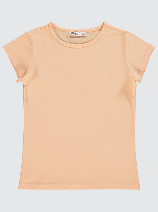 Civil Girls Basic 10-13 Yaş Tişört - Turuncu