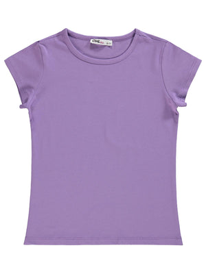 Civil Girls Basic 6-9 Yaş Tişört - Lila