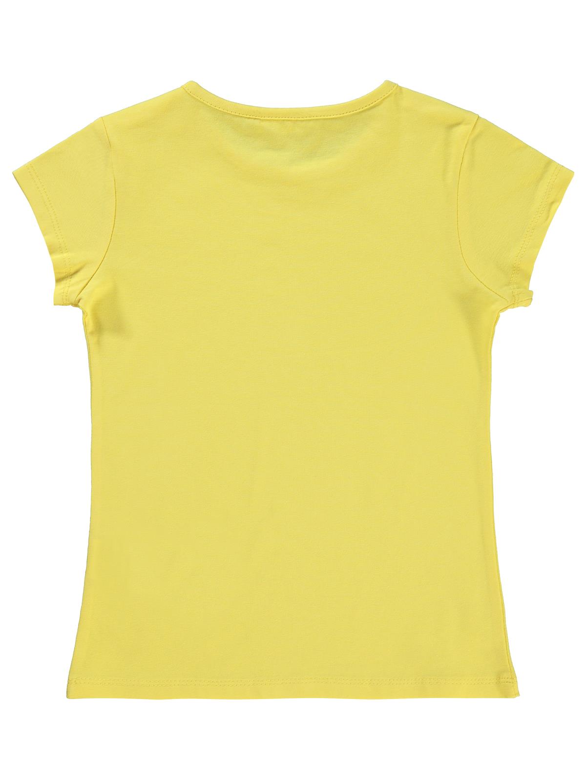 Civil Girls Basic 6-9 Yaş Tişört - Sarı