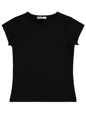 Civil Girls Basic 6-9 Yaş Tişört - Siyah