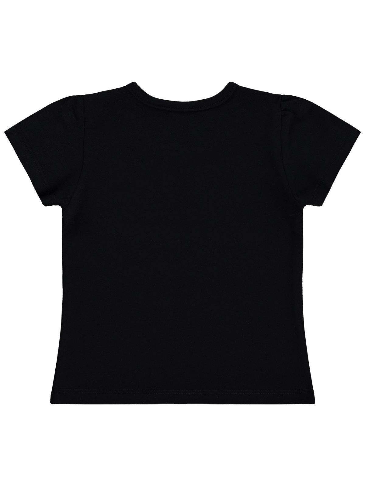 Civil Baby Kız Bebek Tişört 6-18 Ay - Siyah