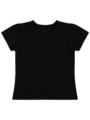 Civil Baby Kız Bebek Tişört 6-18 Ay - Siyah