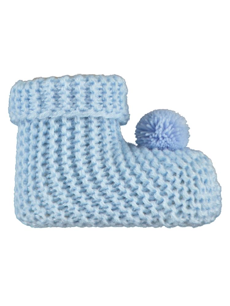 Civil Triko Ponpon Patik - Mavi