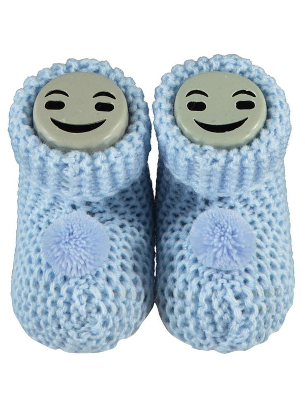 Civil Triko Ponpon Patik - Mavi