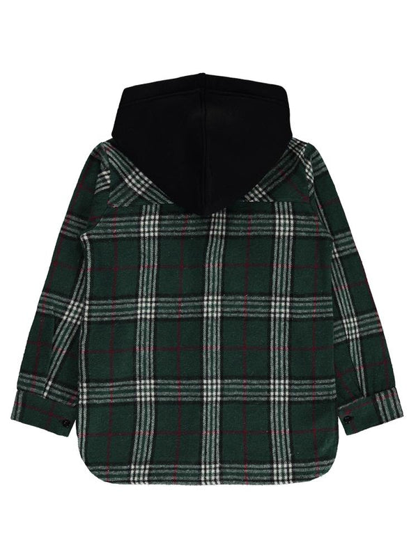 Civil Girls Eteği Yırtmaçlı 10-13 Yaş Gömlek - Haki