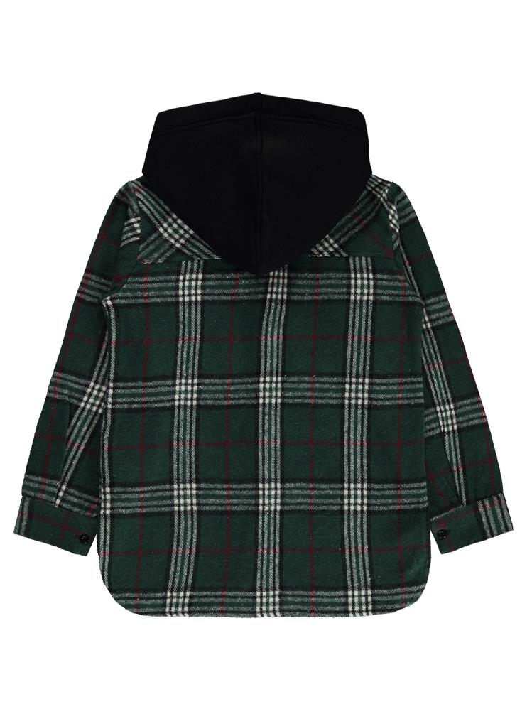 Civil Girls Eteği Yırtmaçlı 10-13 Yaş Gömlek - Haki