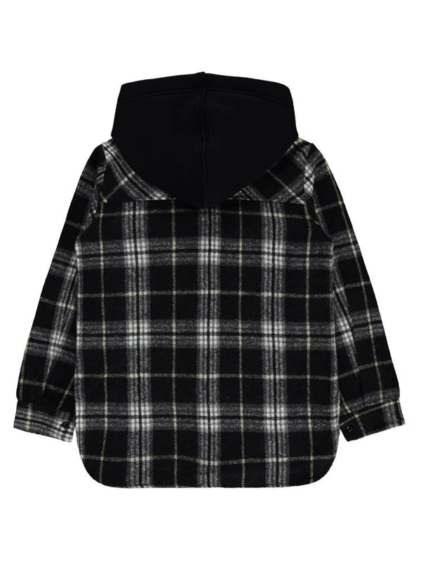 Civil Girls Eteği Yırtmaçlı 10-13 Yaş Gömlek - Siyah