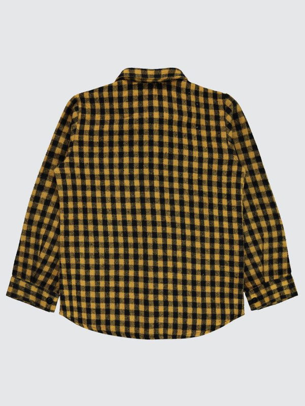 Civil Girls Pitikare Desenli 10-13 Yaş Gömlek - Sarı