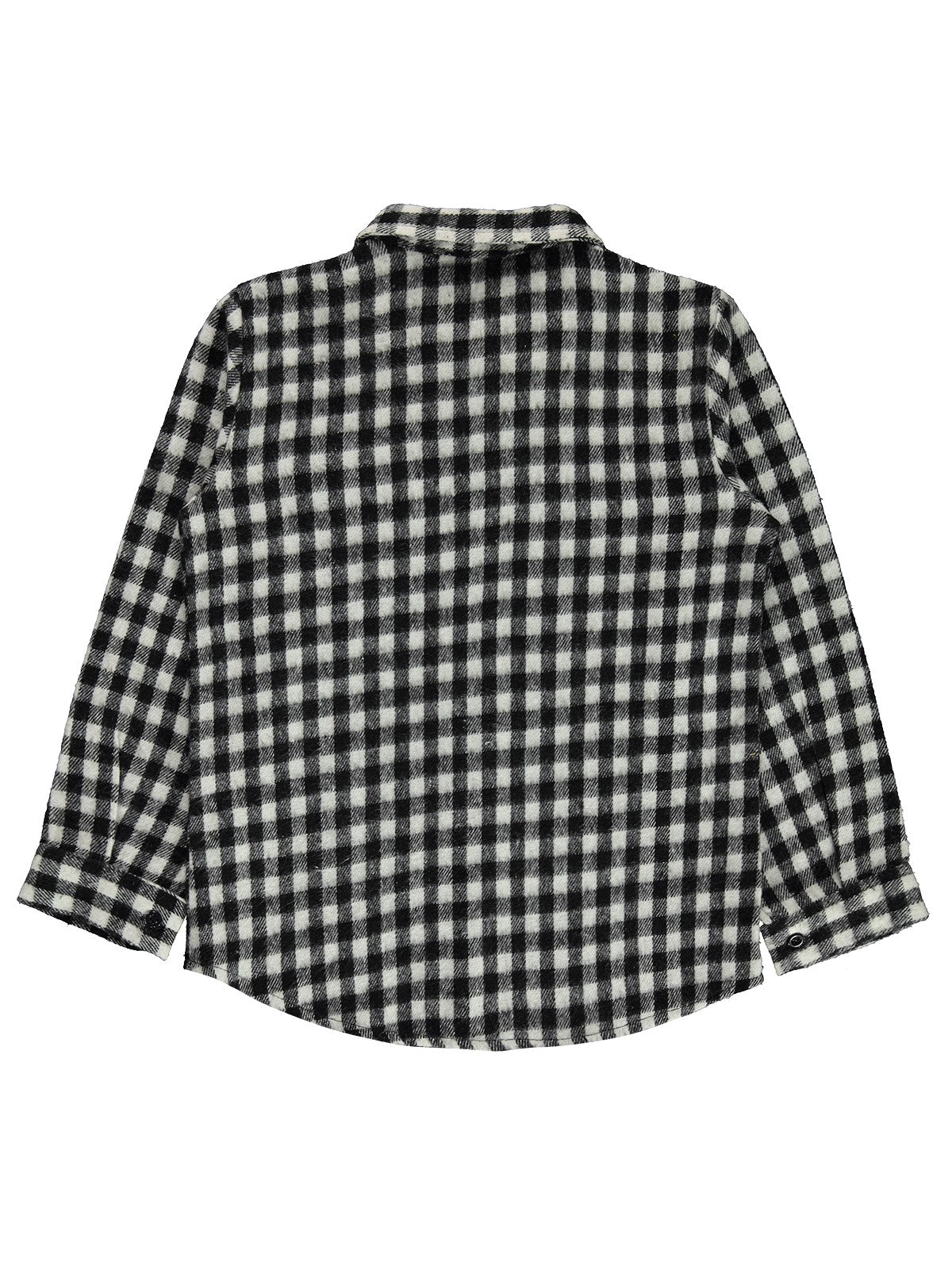 Civil Girls Pitikare Desenli 10-13 Yaş Gömlek - Siyah