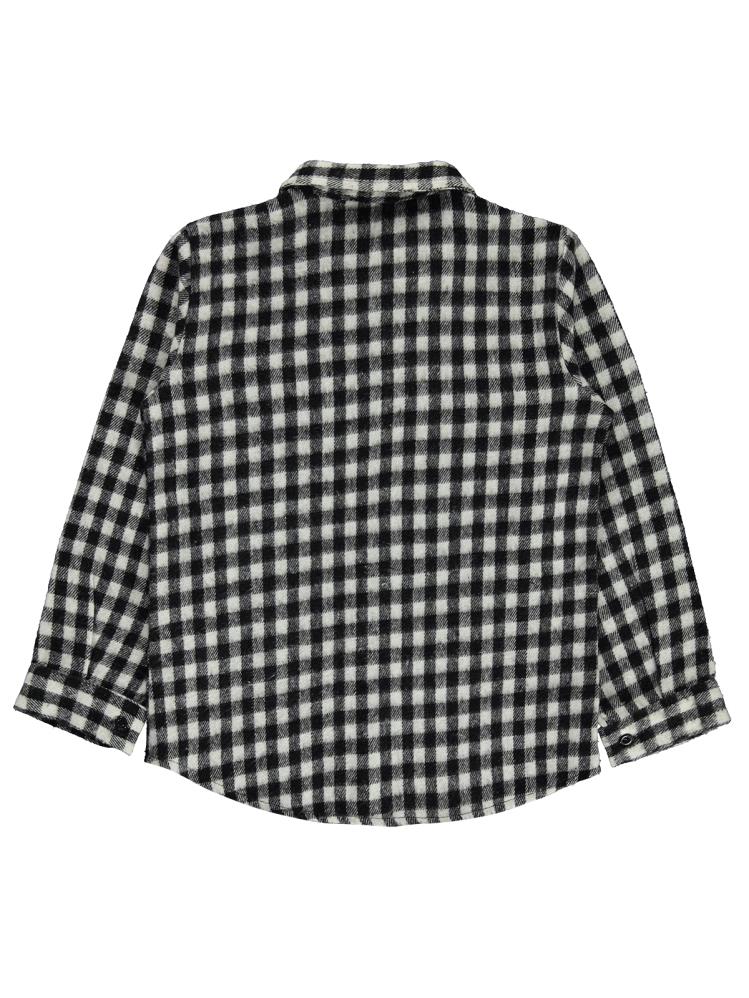 Civil Girls Pitikare Desenli 10-13 Yaş Gömlek - Siyah