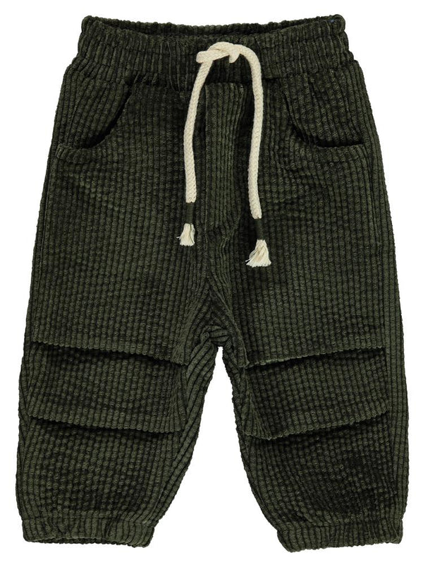 Civil Baby Bağcıklı Diz Buzgulu 6-18 Ay Pantolon - Haki