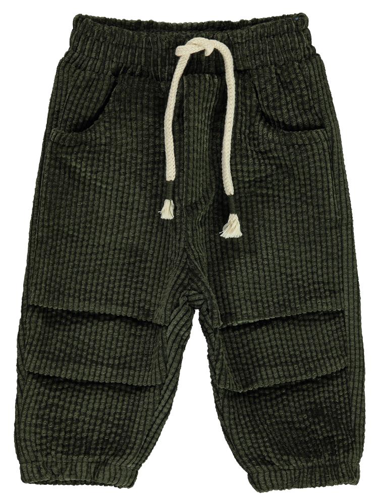 Civil Baby Bağcıklı Diz Buzgulu 6-18 Ay Pantolon - Haki