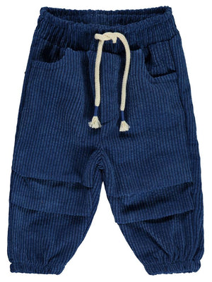 Civil Baby Bağcıklı Diz Buzgulu 6-18 Ay Pantolon - Mavi