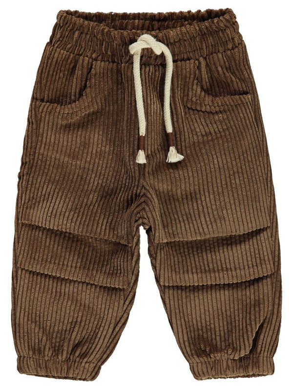 Civil Baby Bağcıklı Diz Buzgulu 6-18 Ay Pantolon - Kahverengi