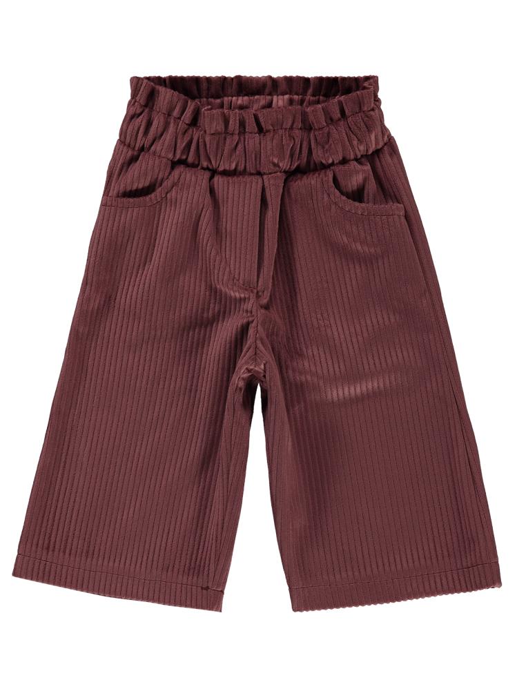 Civil Baby Bel Büzgülü İspanyol Paça 6-18 Ay Pantolon - Pudra