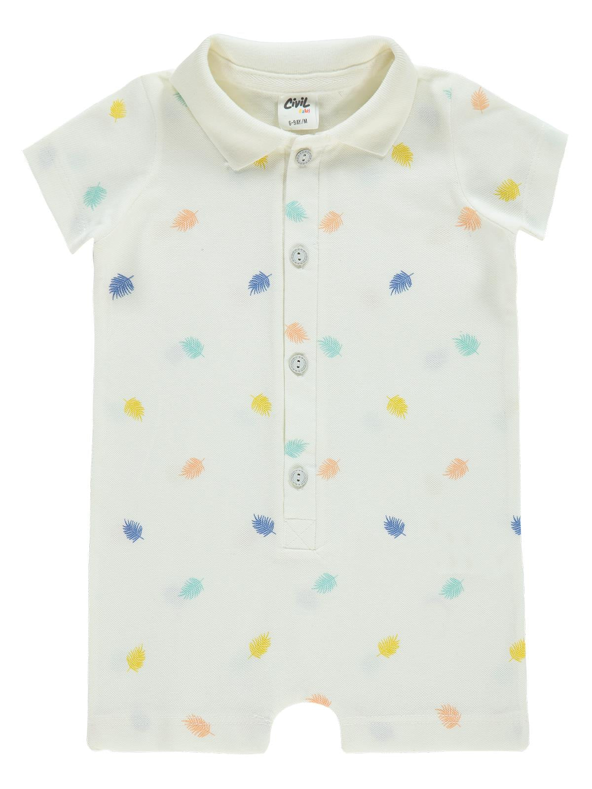 Civil  Baby Yaprak Empirme 6-18 Ay Tulum - Ekru