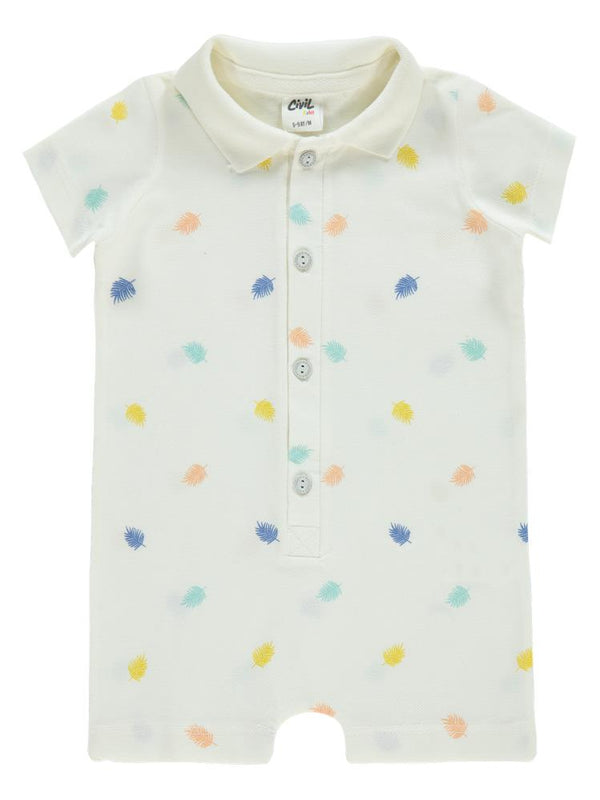 Civil  Baby Yaprak Empirme 6-18 Ay Tulum - Ekru