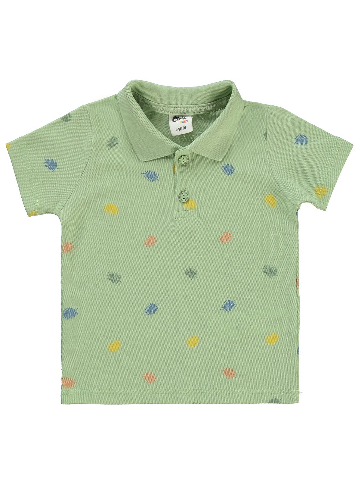 Civil  Baby Yaprak Empirme 6-18 Ay Tişört - Yeşil