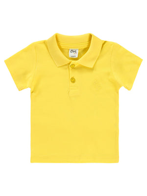 Civil Baby Palmiye Nakışlı  6-18 Ay Tişört - Sarı