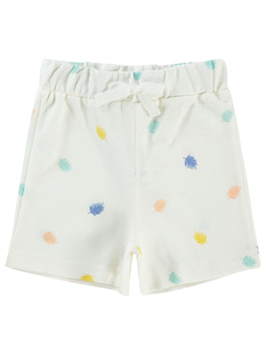 Civil  Baby Yaprak Empirme 6-18 Ay Şort - Ekru