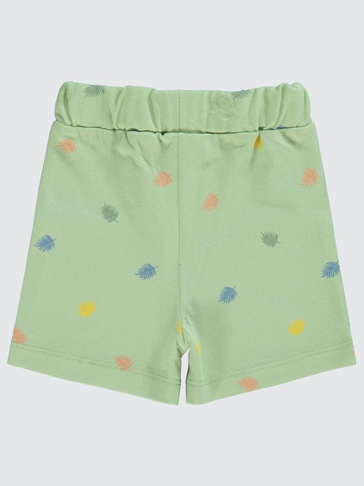 Civil  Baby Yaprak Empirme 6-18 Ay Şort - Yeşil
