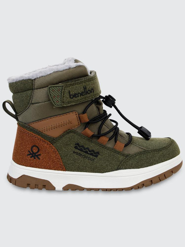 Benetton Erkek Çocuk Bot Ve Çizme 31-35 Numara - Haki