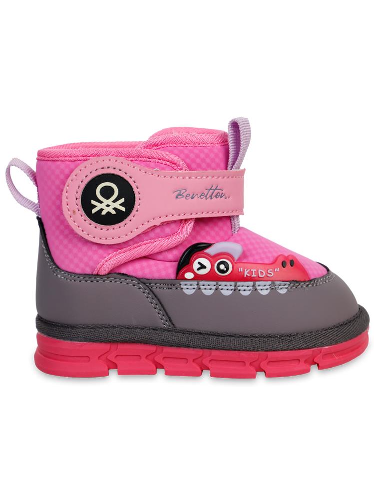 Benetton Kız Çocuk Bot Ve Çizme 22-25 Numara - Fusya